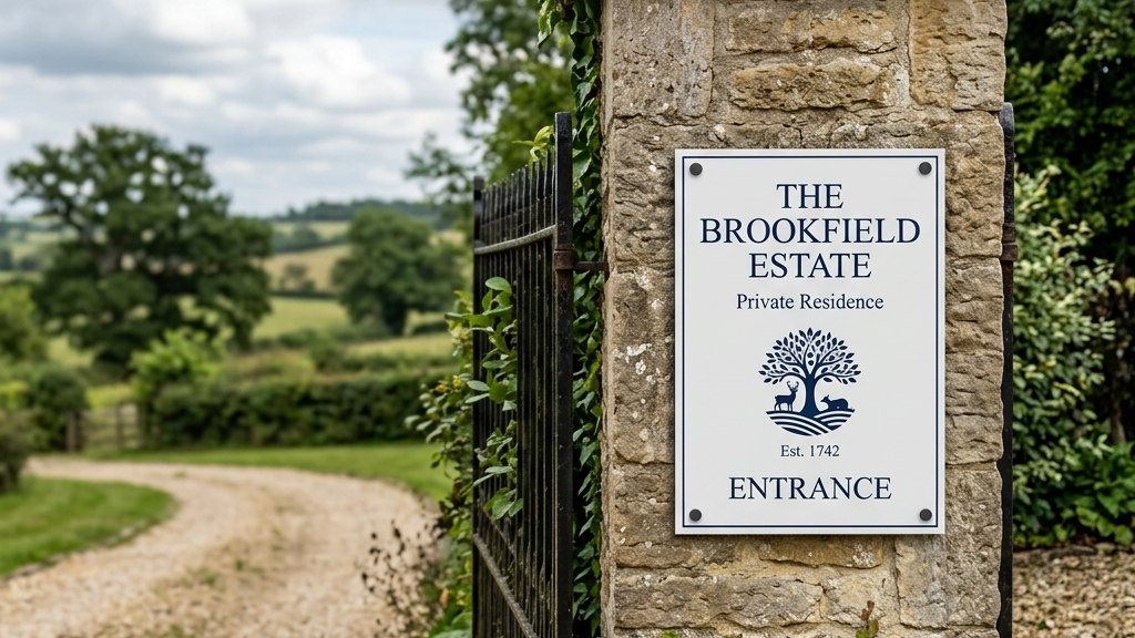 Estate Entrance & Property Signage