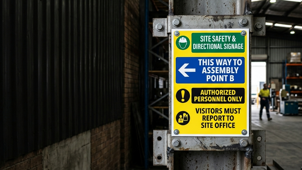 Industrial Safety & Directional Sign